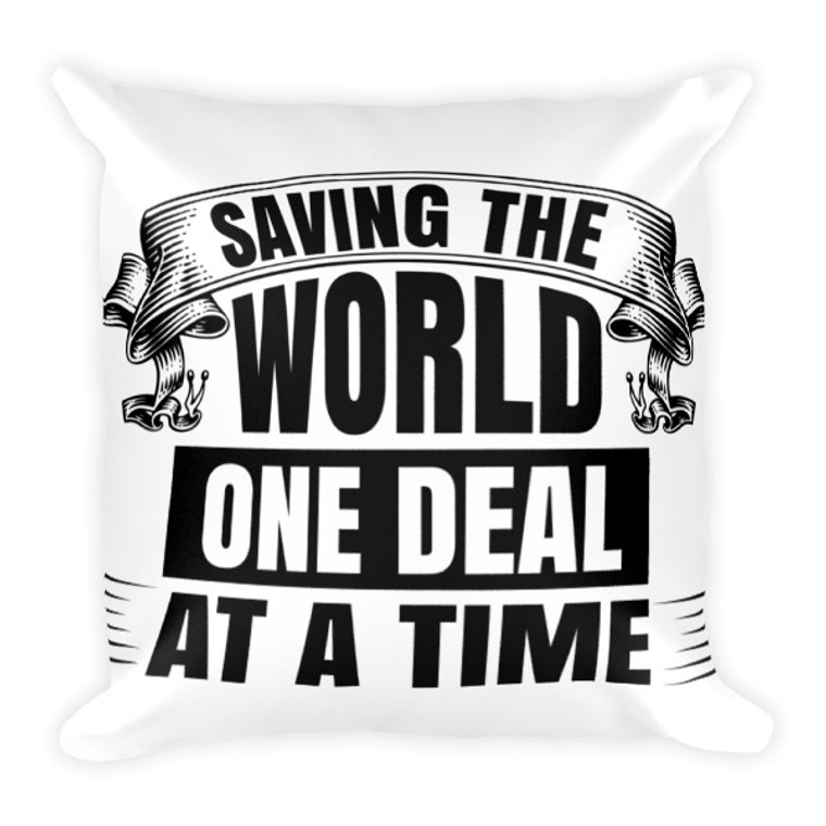 Saving the World - Square Pillow
