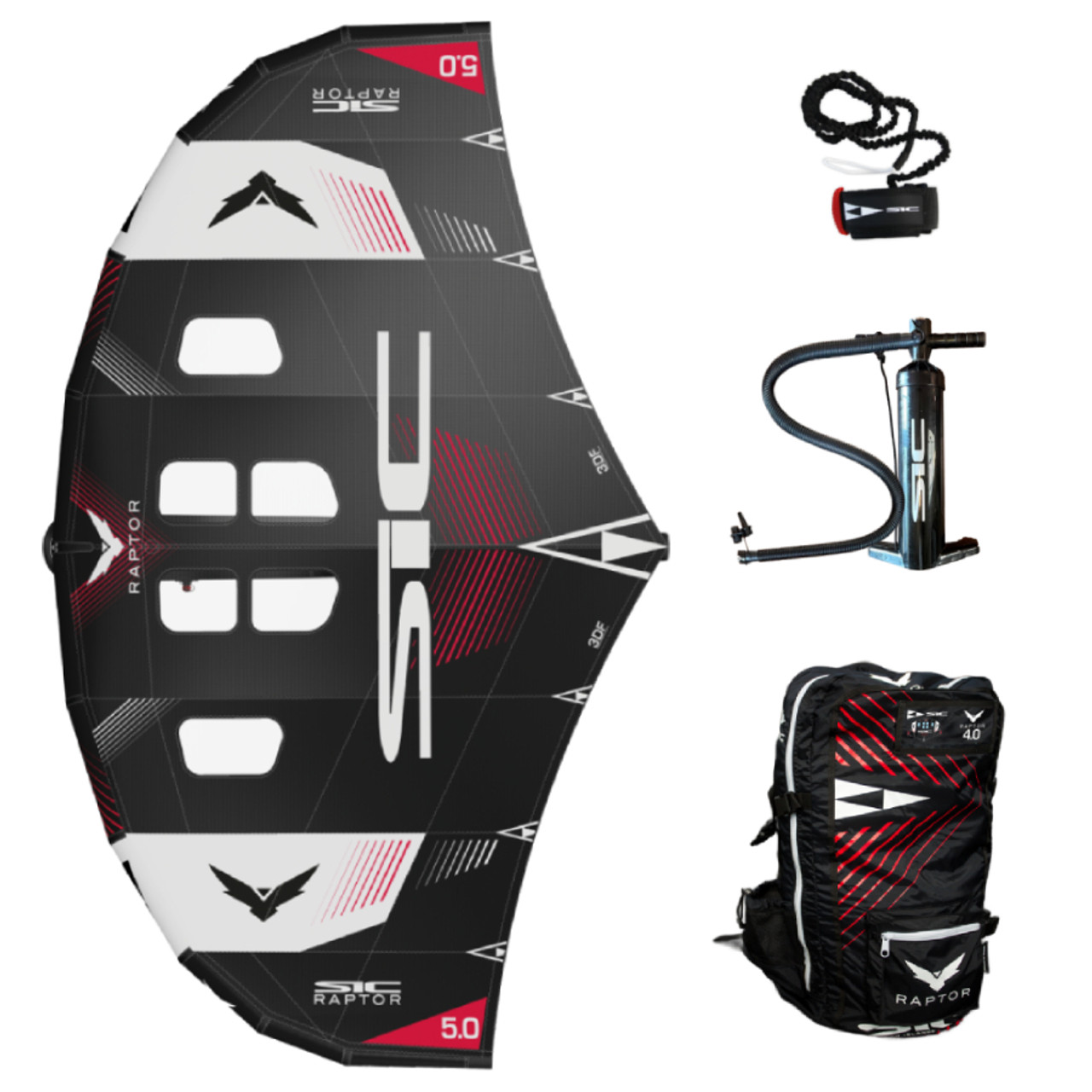 【中古ウィングフォイル】SIC MAUI RAPTOR SLASH1200セット Raptor 5'8 SFX - Easy Launch Wing Foiling | SIC Maui