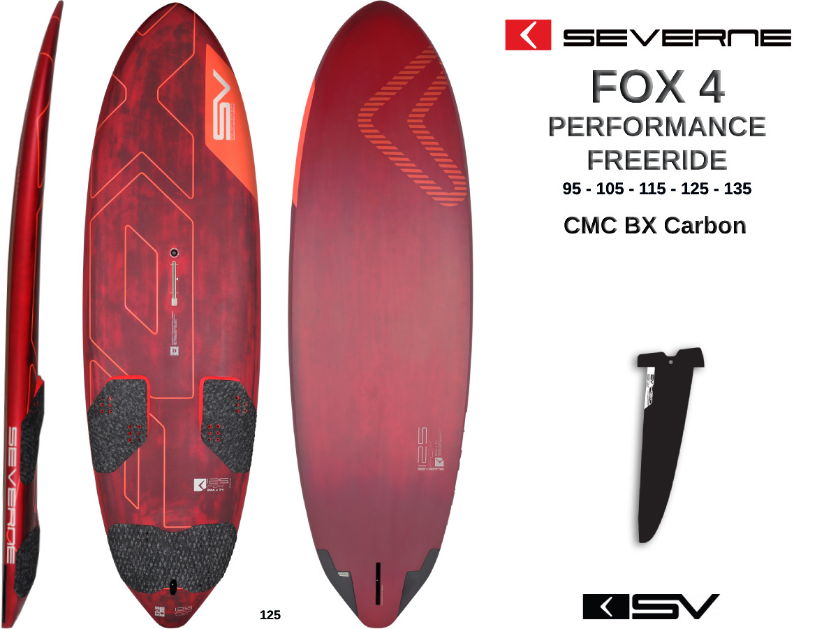 2026 Severne Fox 4 Freeride Windsurf Board