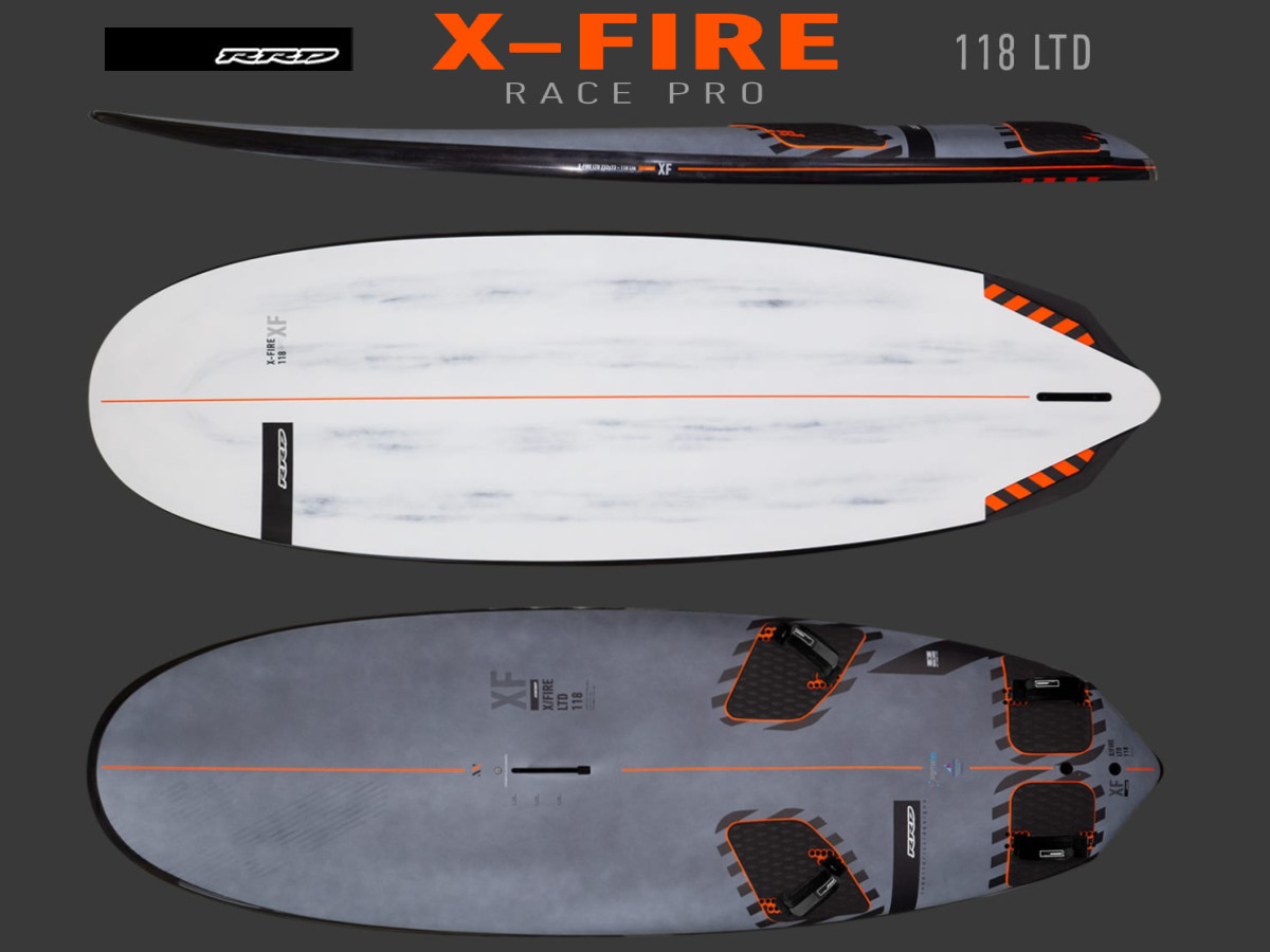 マリンスポーツ ウィンドサーフィンボード X-FIRE 105ℓ フィン2枚 