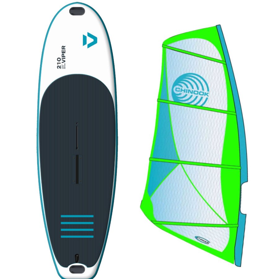 Duotone Viper HD 210 Liter Beginner Windsurf Package