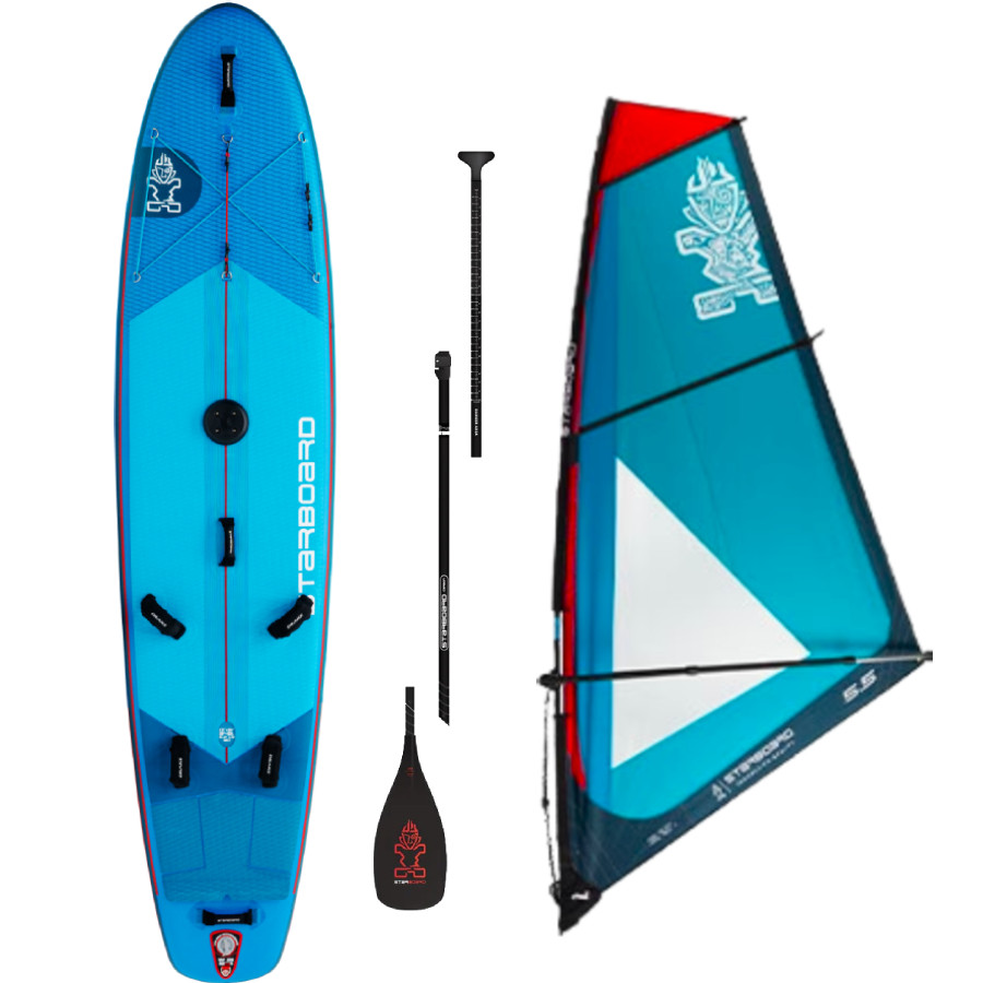 Starboard iGo Inflatable Windsurf & SUP Waterman Package
