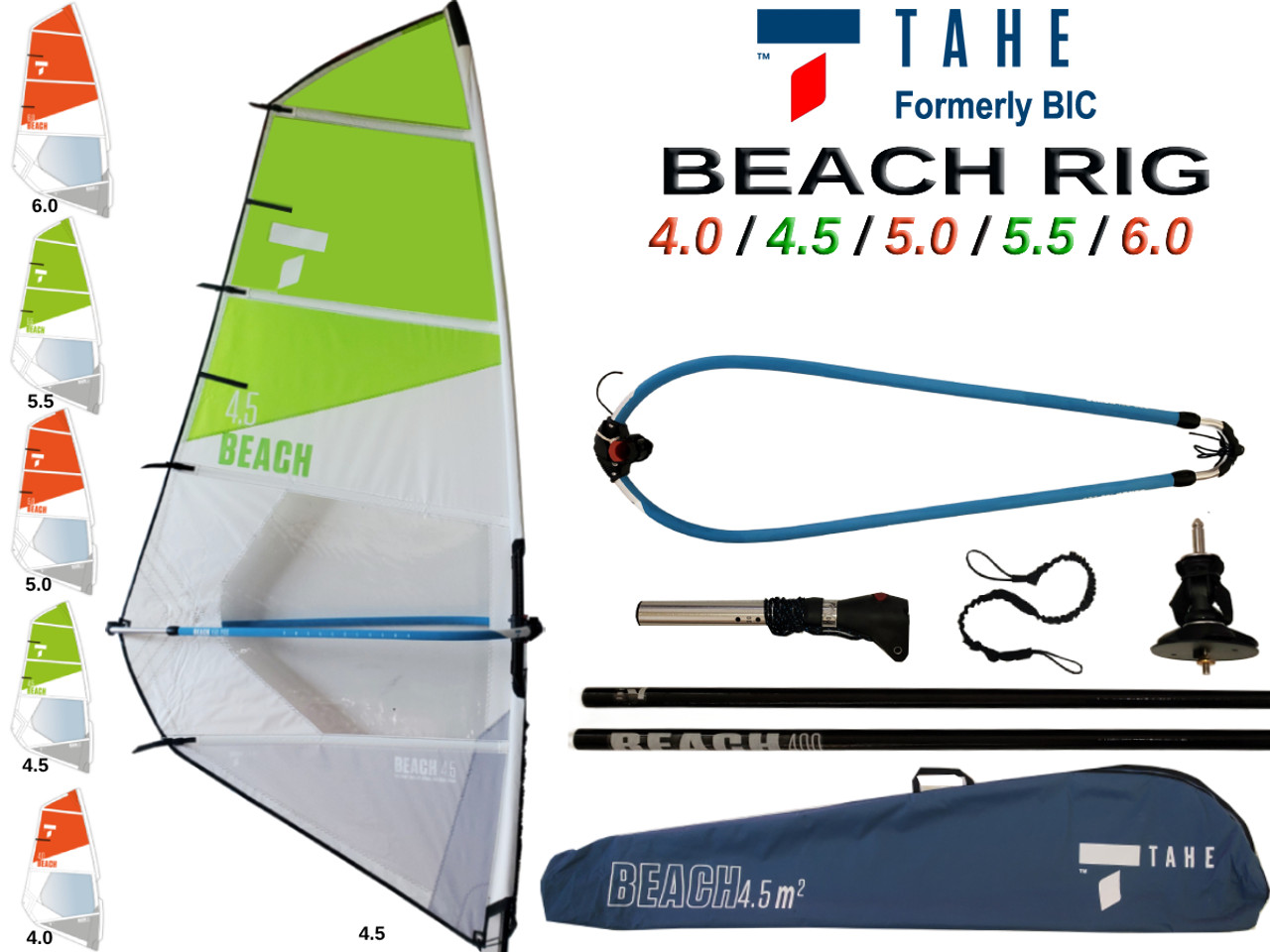 Tahe Beach 185 Beginner Windsurfing Package