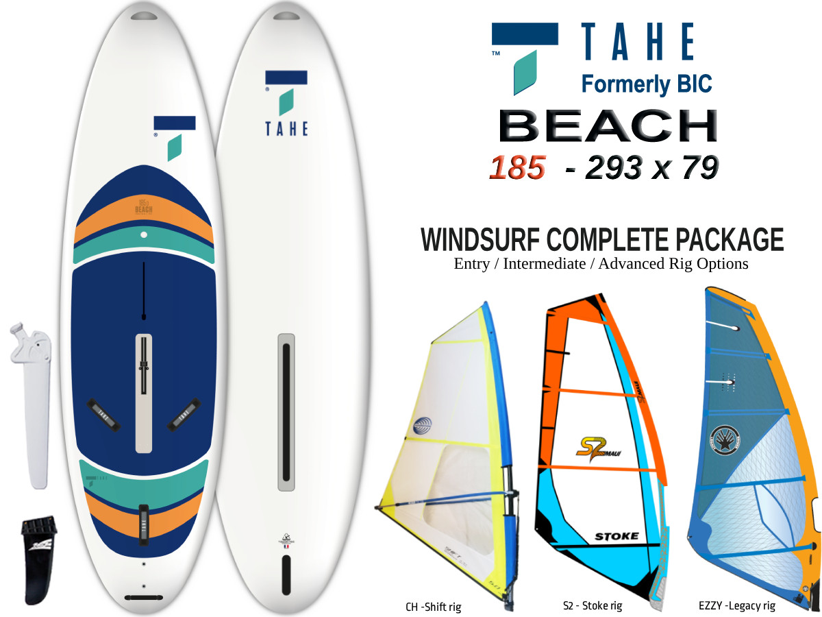 Tahe Beach 185 Beginner Windsurfing Package