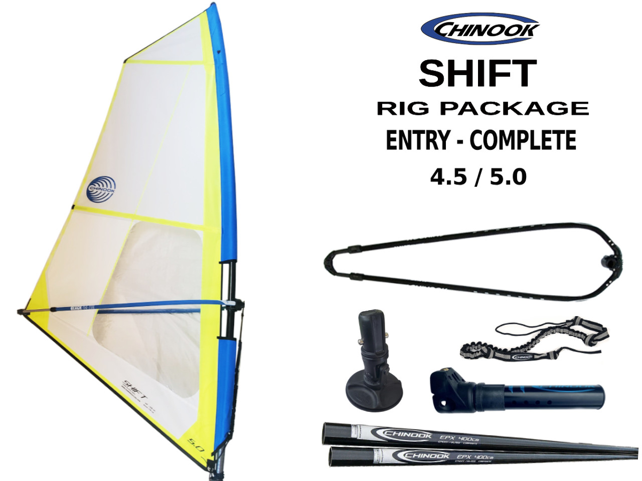 Tahe Techno 185D Windsurfing Package