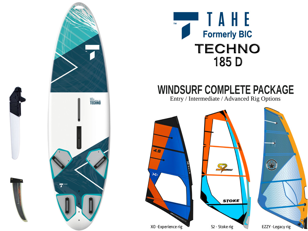 Tahe Techno 185D Windsurfing Package