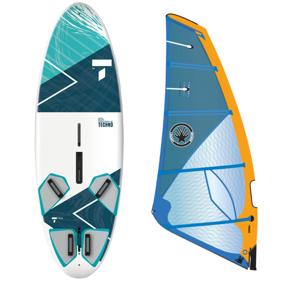 TAHE7’6″EASY SURFINGスタンド とアルメリック5フィン付き Tahe Techno 160D Windsurfing Package