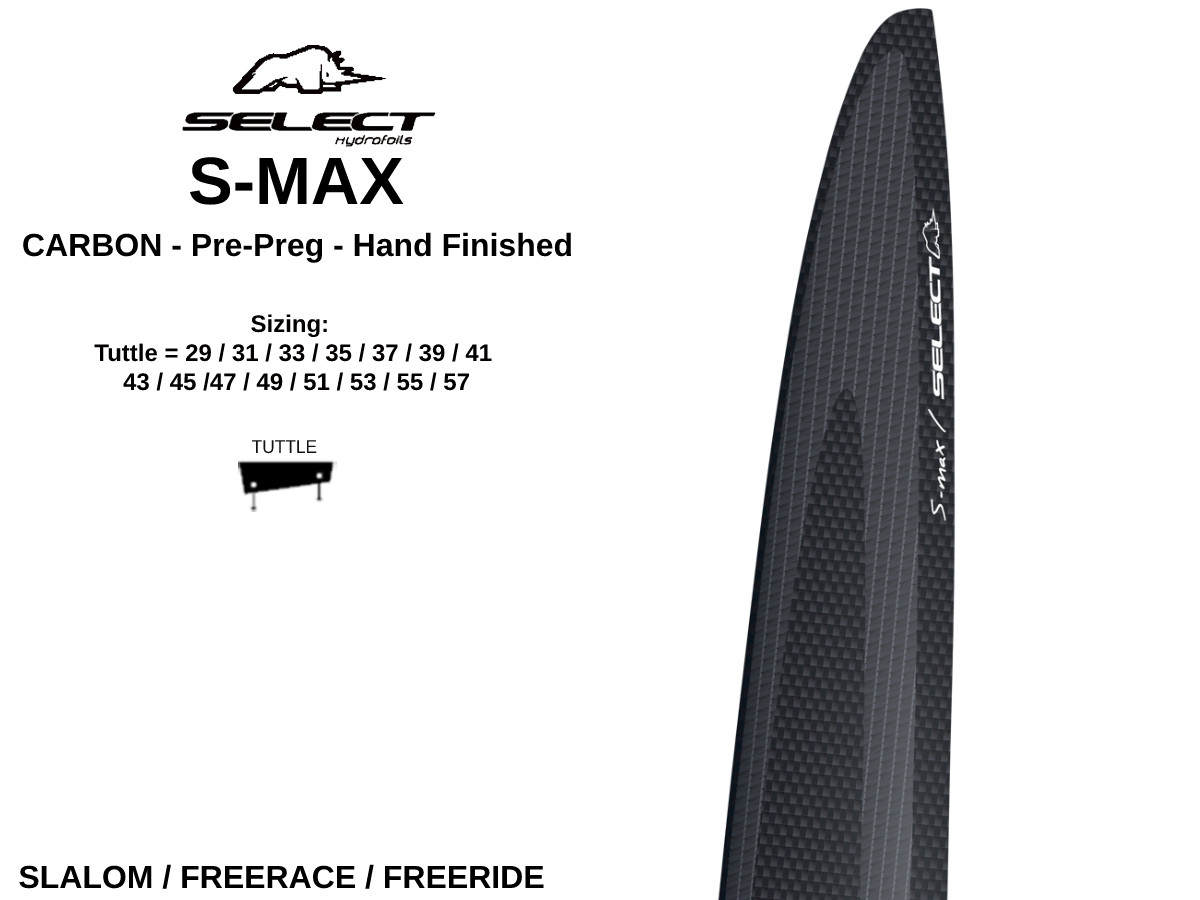 Select S-Max Carbon Tuttle Slalom Fin