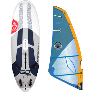 【windsurfing 初中級セット】タック&ジャイブ練習に最適 Tahe Beach 185 Beginner Windsurfing Package