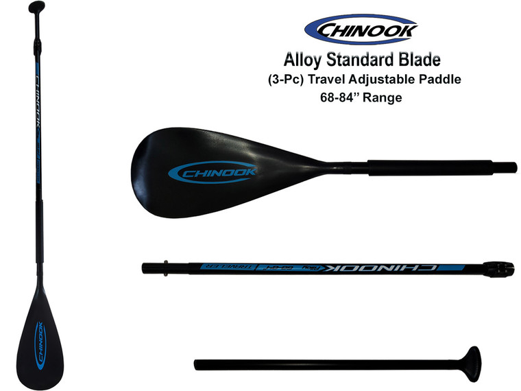 Chinook 3-pc Alloy travel adjustable paddle