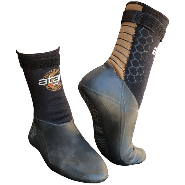 Atan Mistral 3mm Round Toe high cut bootie