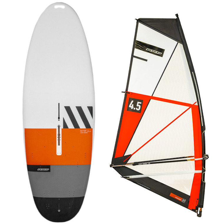 RRD Easyride Medium board complete windsurfing package