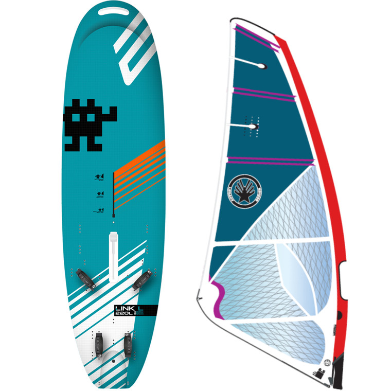 Exocet Link L Windsurfing Board and Rig Package