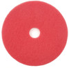 404420 - 20" RED SPRAY BUFF FLOOR PAD 5/CS