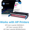 Original HP 641A Magenta Toner Cartridge Works with HP Color LaserJet 4600, 4610, 4650 Series C9723A ipos Supply