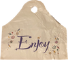 Superwave Carryout Bags, 'Enjoy', Cream, 1.25 Mil, 21in x 19in x 10in (250/case)