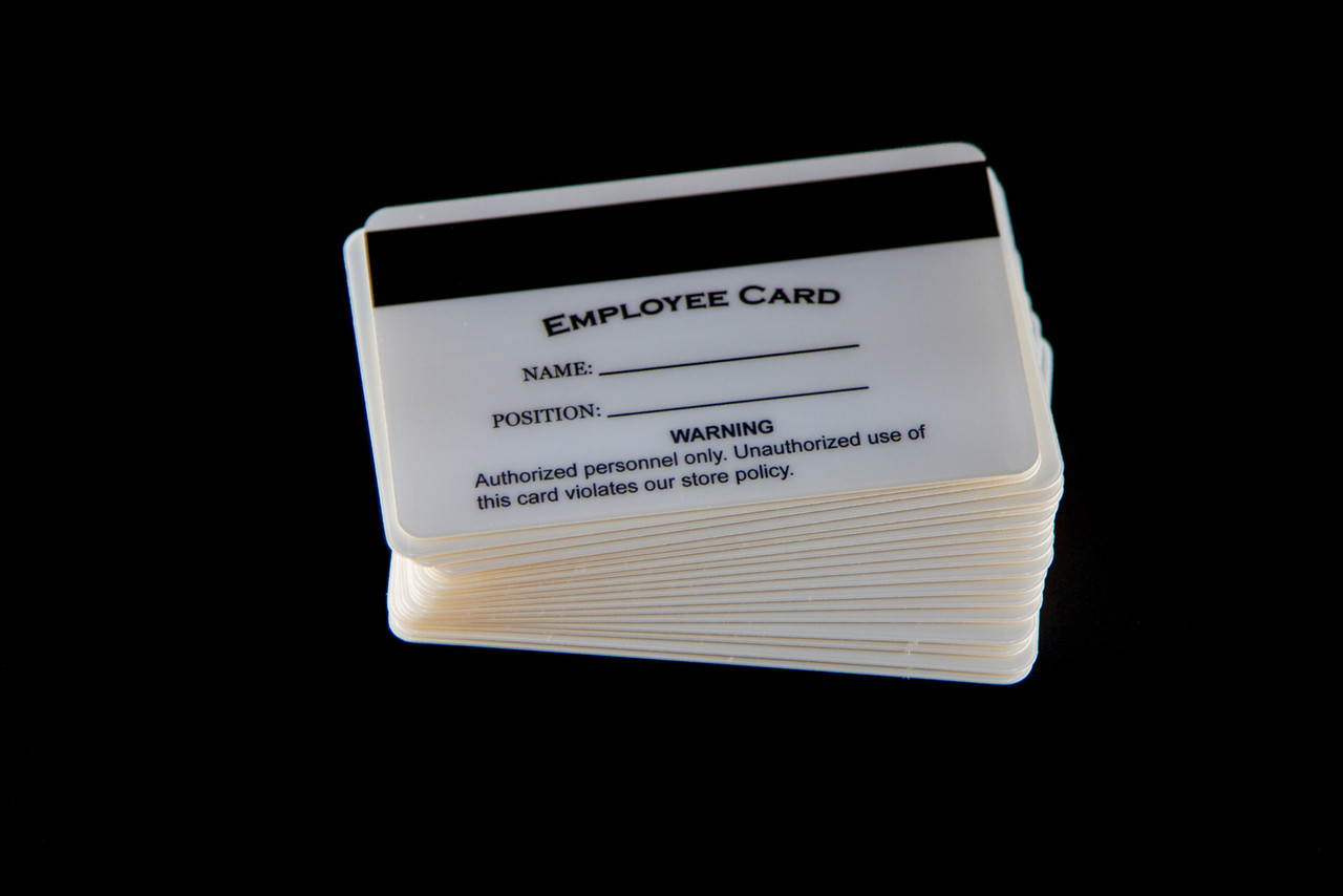 Employee Access Cards for POS with Magnetic Swipe (5 Cards Pack)