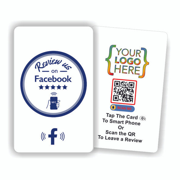 Facebook NFC Tap to Review Cards for Restaurants & other retail by iPOS Supply