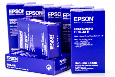 Epson ERC-43B Ribbon Cartridge - Black for M-U110/310/20 TM-H2000 printer