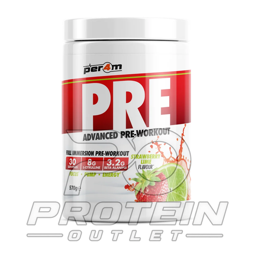 PER4M Pre-Workout Stim Strawberry Lime 570g