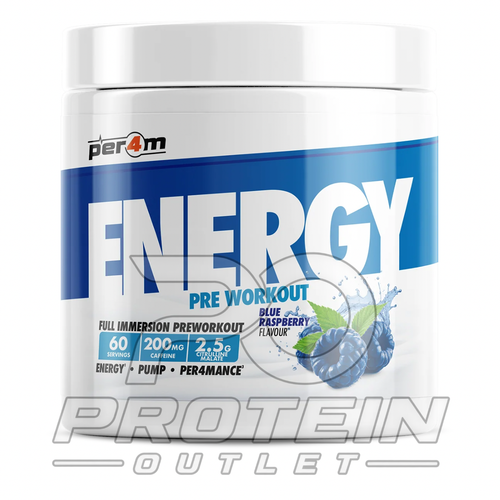 PER4M Energy Pre-Workout Blue Raspberry 390g