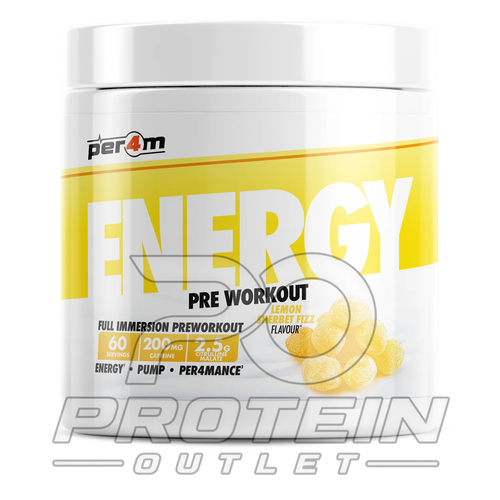 PER4M Energy Pre-Workout Lemon Sherbet 390g