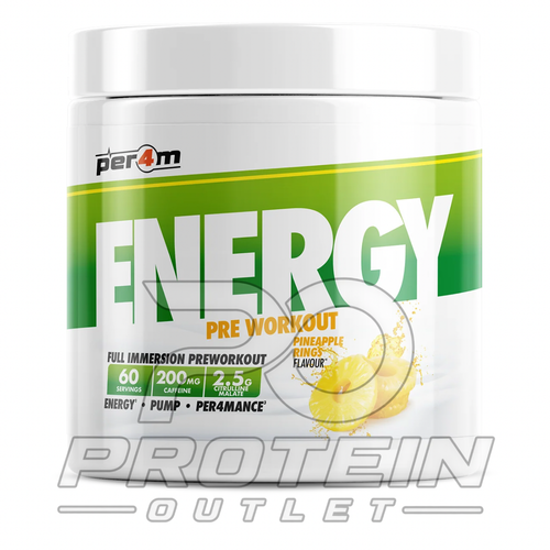 PER4M Energy Pre-Workout Pineapple Rings 390g