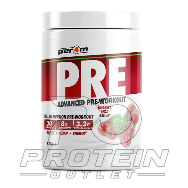 PER4M Pre-Workout Stim Cherry Fizz 570g