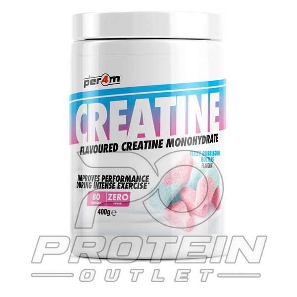 PER4M Flavoured Creatine Fizzy Bubblegum Bottles 400g