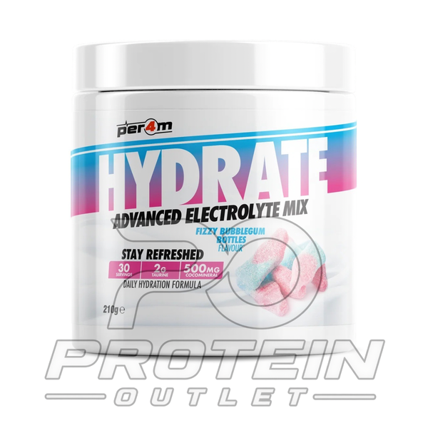 PER4M Hydrate Electrolyte Mix Fizzy Bubblegum Bottles 210g