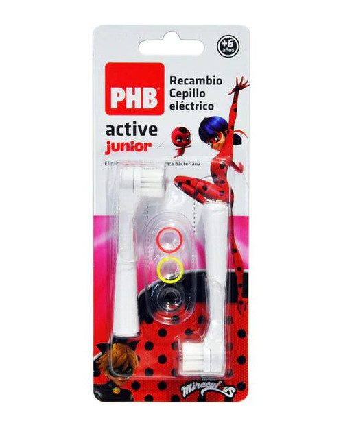 Recambios de cepillo dental eléctrico active junior PHB