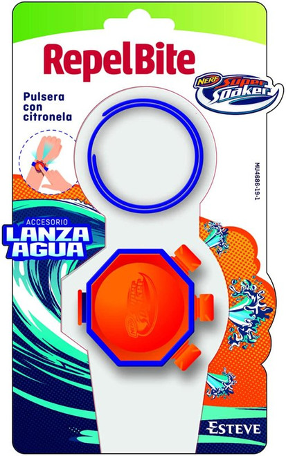 Repelbite nerf super soaker. lanza agua.