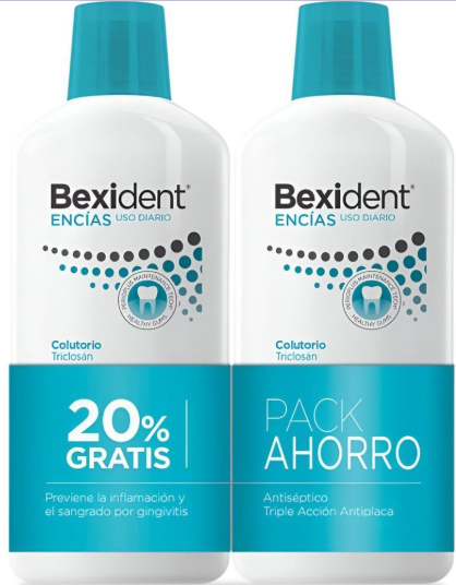 ISDIN BEXIDENT ENCIAS DUPLO  COLUTORIO USO DIARIO 2X500 ML