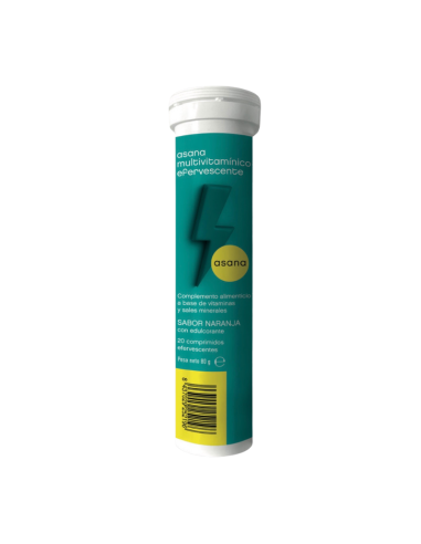 ASANA MULTIVITAMINICO EFERVESCENTE 20 COMP