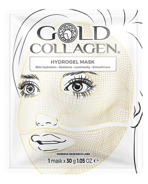 Máscara de hidrogel antienvejecimiento gold collagen® hydrogel mask