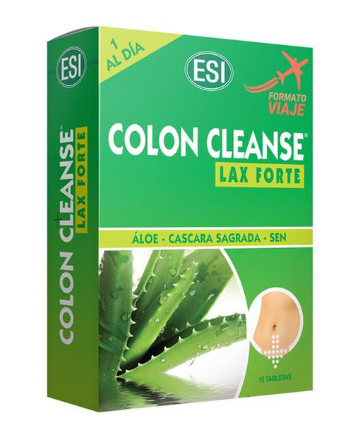 15 tabletas colon cleanse lax forte viaje esi