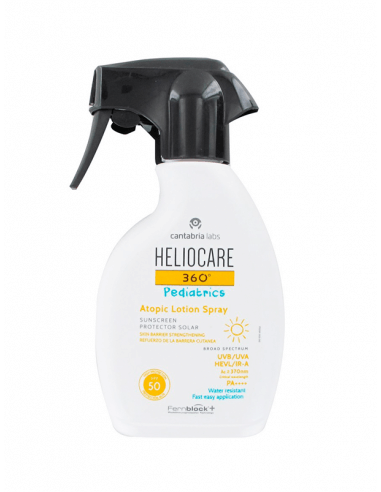 Heliocare 360º pediatrics atopic lotion spray SPF 50