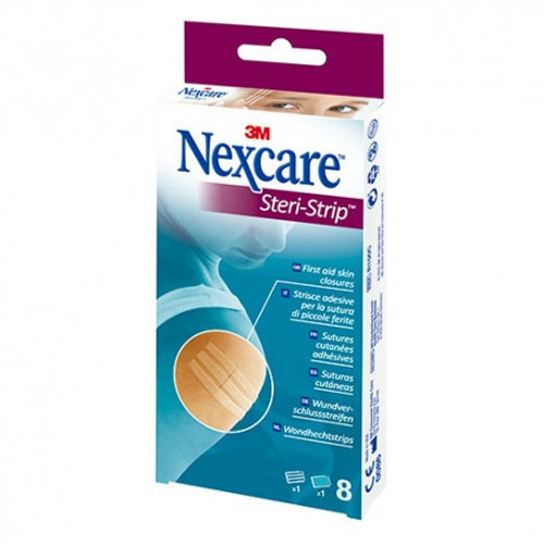 Nexcare steri-strip suturas cutáneas 8 U