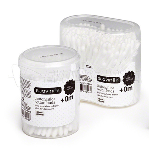 Suavinex bastoncillos para los oídos. envase de 100 UDS.