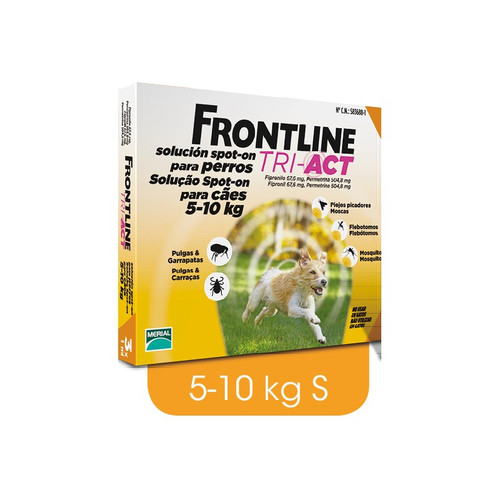 Frontline tri act perros 5-10 kg