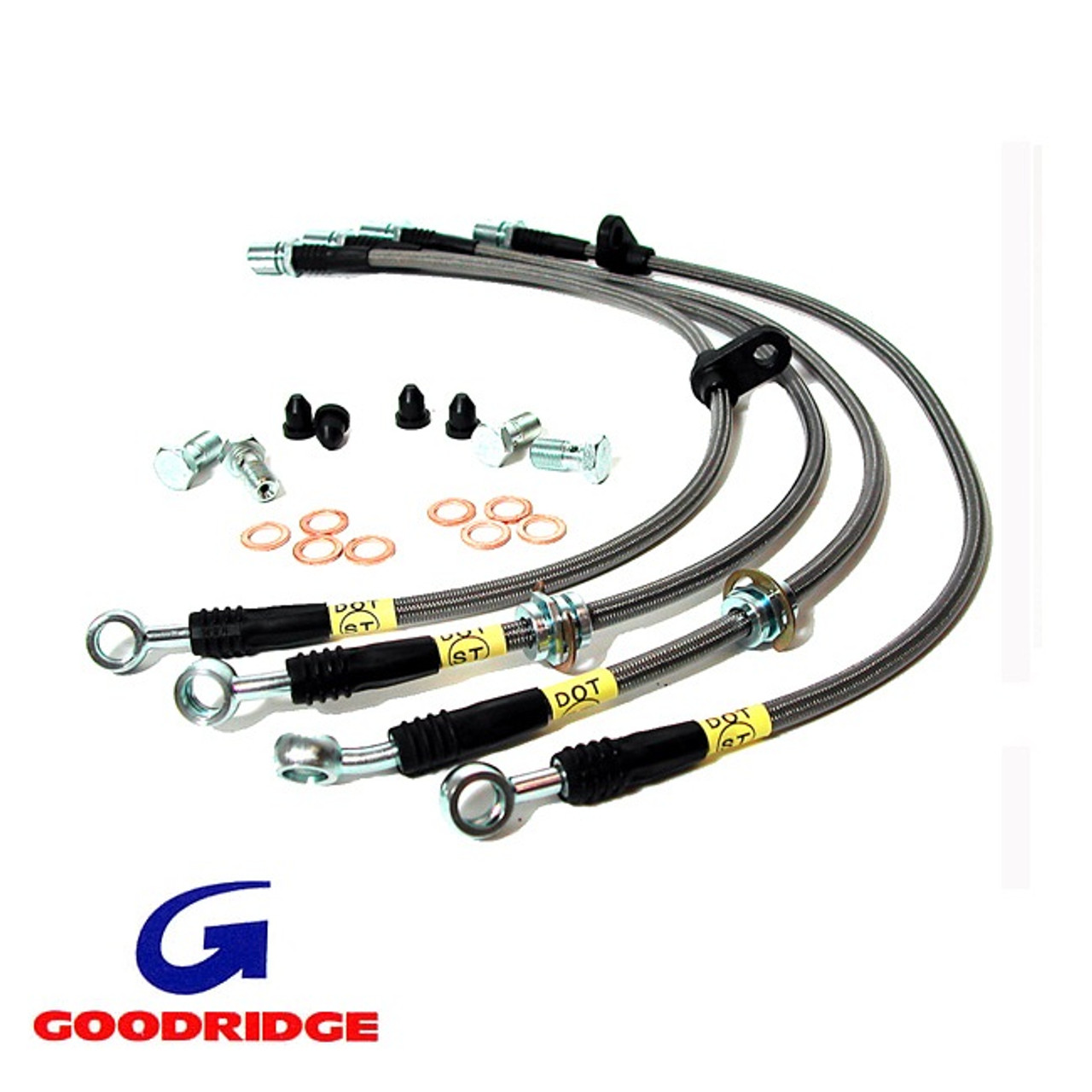 Goodridge Stainless Braided Brake Lines (NC 06-15)