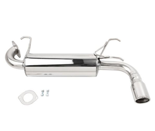 RoadsterSport 4 Helmholtz Polished Stainless Steel Miata Exhaust Muffler 1999-2005