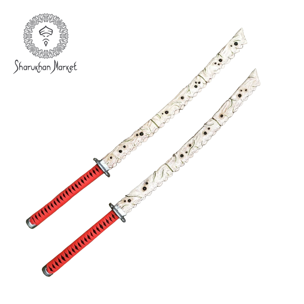 LARP Bones Paired Katanas