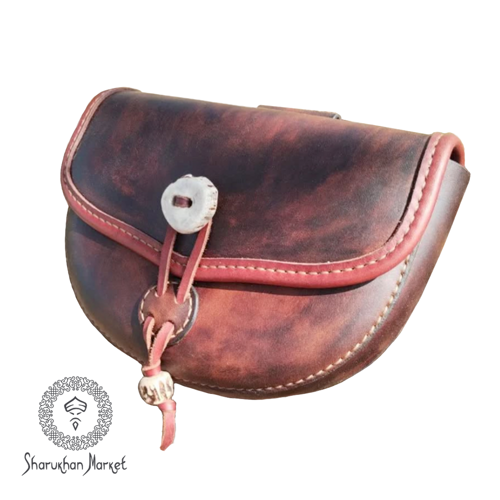 Leather Waist Bag 'Horn' M