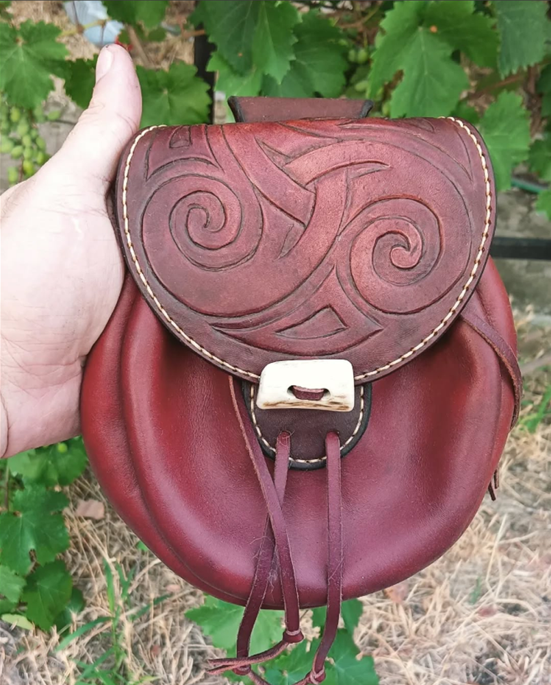 Embossed Leather Waist Bag