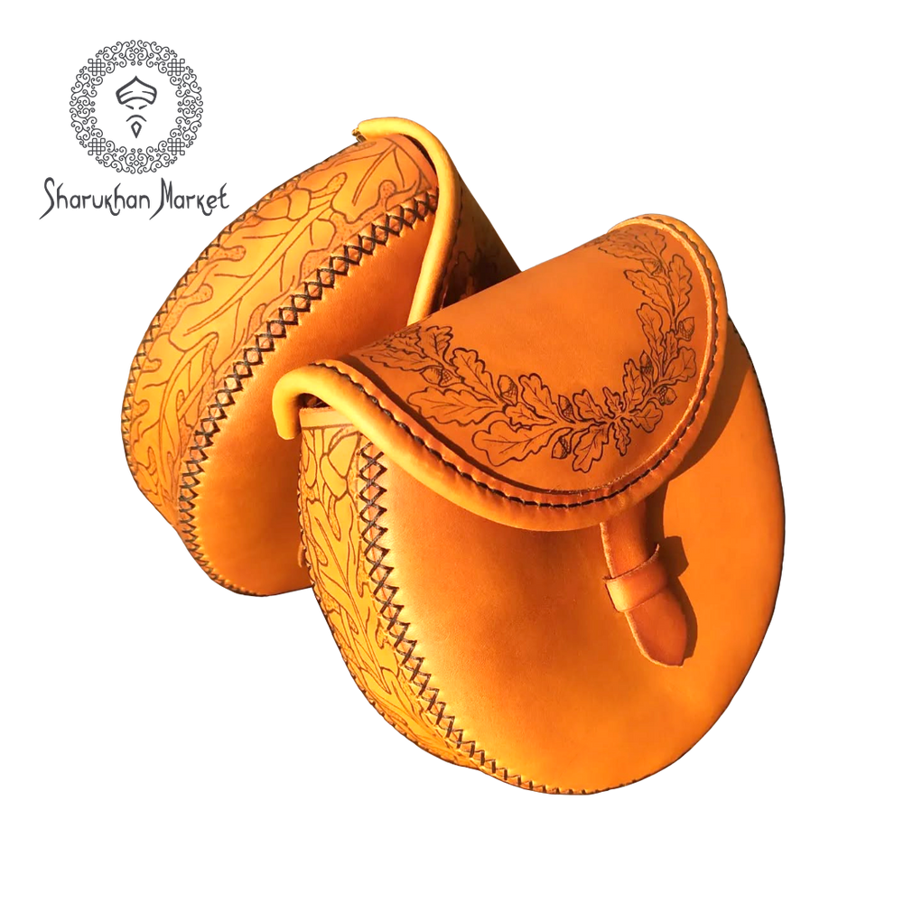 Leather Waist Bag 'Oak'