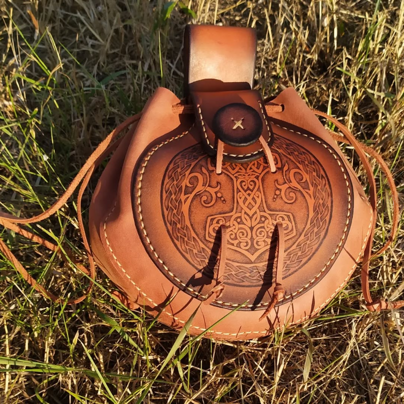 Leather Pouch 'Mjölnir'