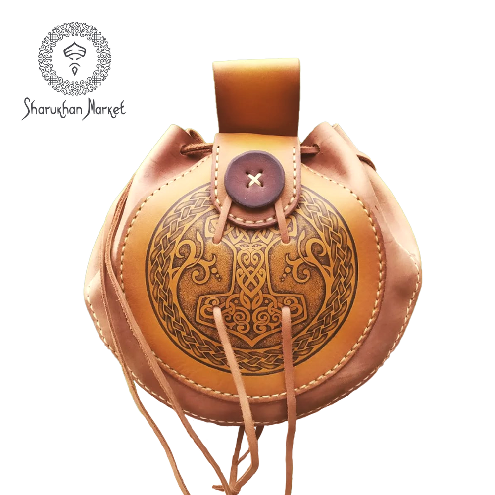 Leather Pouch 'Mjölnir'