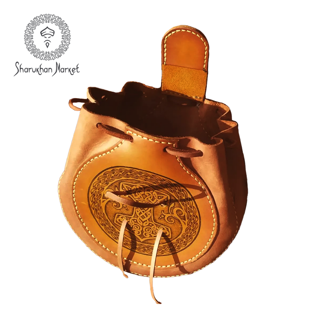 Leather Pouch 'Mjölnir'