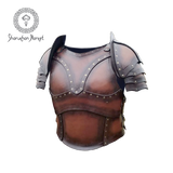LARP Leather Breastplate with Pauldrons